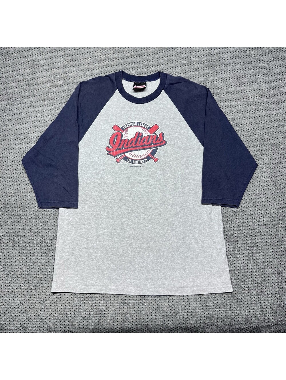 Vintage 2007 Cleveland Indians T-Shirt Large Major League Baseball RARE MENS